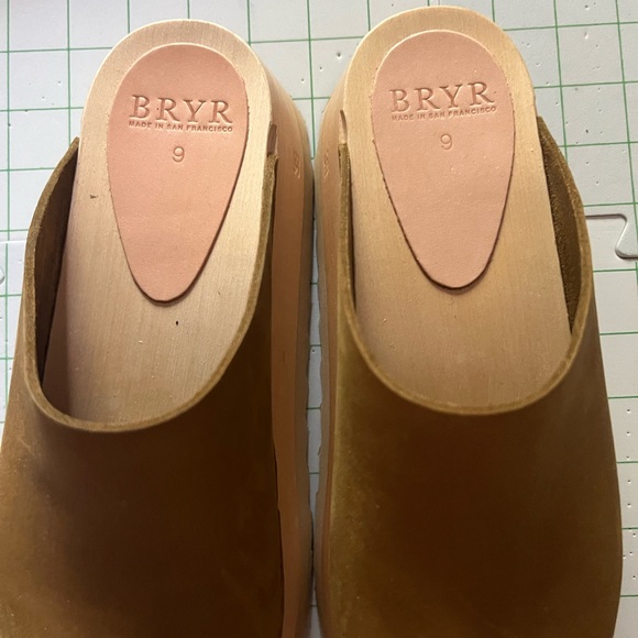 Bryr Tan Suede Clogs - Picture 4 of 4